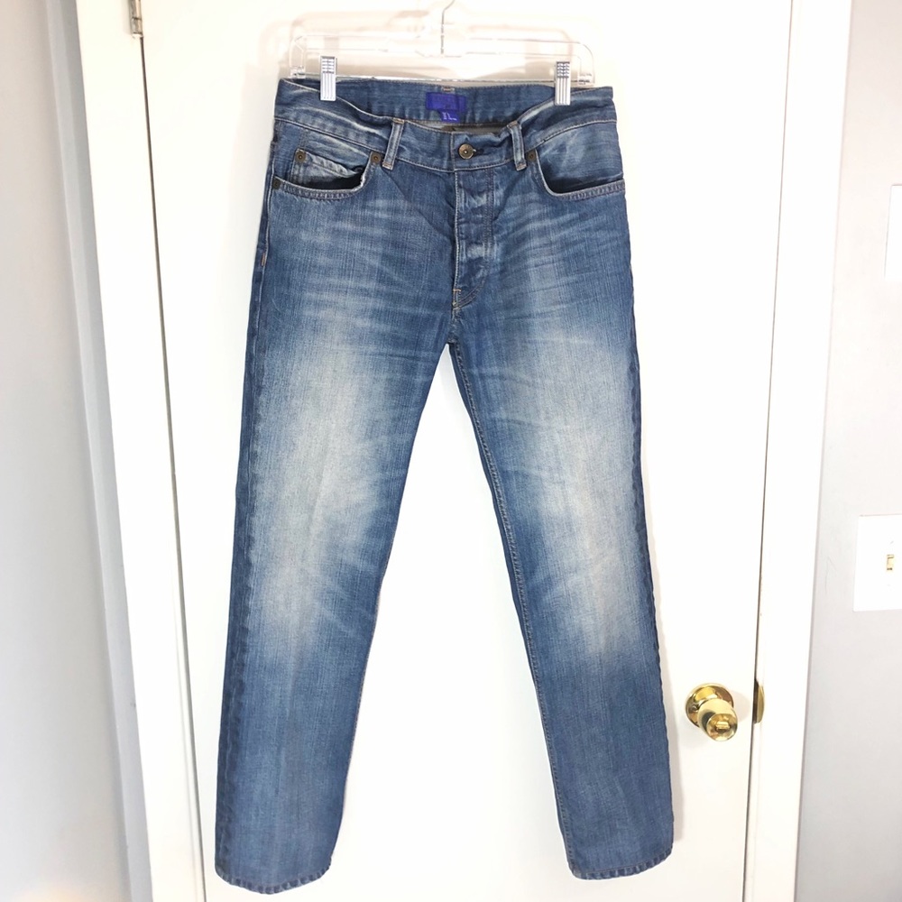 Jimmy Choo for H&M Men’s Blue Rare Medium Wash Denim Jeans